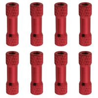 Hobbypark 8PCS Aluminum M3x20mm Standoffs Spacer Round Column for RC Quadcopter Replacement Parts (Red)