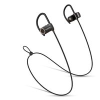 Gigastone Qualcomm CSR Wireless Sports Bluetooth Headphones, Super Long Hour Model, 12 Hour Playtime, HiFi Stereo Rich Bass IPX5 Water Resist Sweatproof Headsets Noise Cancelling Earbuds Fitness Gym