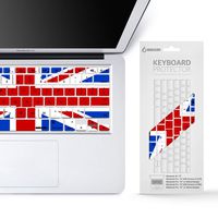 iBenzer Macaron Series Keyboard Cover for MacBook Pro 13" 15" 17" (with or w/Out Retina Display) MacBook Air 13" and iMac Wireless Keyboard, UK Flag, MKC01UKFL-B
