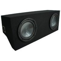 Compatible with 2005-2015 Ford Mustang Coupe Harmony R104 Dual 10" Custom Sub Box Enclosure New