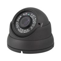 SPT 11-MC101DV3B 720P HD-CVI IR Vandal Dome Camera w/ 3.6mm Lens, 23IR & DC12V (Gray)