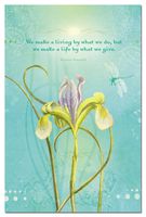 Tree-Free Greetings ECOnotes Thank You Card Set, 4 x 6 Inches, 12-Count Cards with Envelopes, We Make a Living (94653)