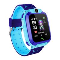 Best-ycldcyp Kids Children Smart Watch Touch Screen Heart Rate Monitoring Remote Camera SOS Call Anti-Lost Tracker Wrist 2G Network Ultra-Long Battery Life for Kids 3-12years(Blue Waterproof)