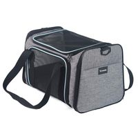 Vceoa Airline Approved Pet Carriers,Soft Sided Collapsible Pet Travel Carrier for Medium Large Puppy and Cats