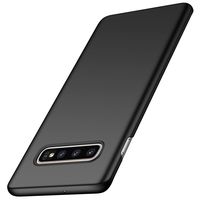 Kqimi Compatible for Samsung Galaxy S10 Case,[Ultra Thin Fit][Minimalist Hard PC Cover] Cover for Samsung Galaxy S10(6.1 inch) 2019 (Black)