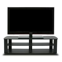 Furinno 11191BK THE Entertainment Center TV Stand, Black