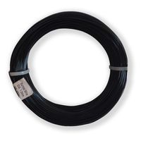 Anodized Aluminum 1.0mm Bonsai Training Wire 250g Large Roll (375 feet) - Choose Your Size Color (1.0mm, Black)