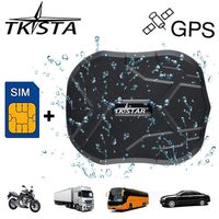 TKSTAR Waterproof GPS Tracker, (Free SIM) GPS Tracker for Vehicles Real Time Car GPS Tracking Device with Strong Magnetic Anti Thieft for Car Truck Motorcycle Fleet Mangement TK905.