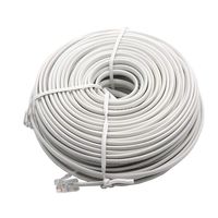 BTMB 100 Feet Telephone Landline Extension Cord Cable Line Wire RJ-11 6P2C for Modem Fax Machine