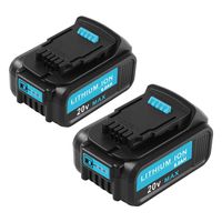 6.0Ah DCB205 Battery for Dewalt 20V MAX XR Premium Lithium Battery DCB207 DCB206 DCB205-2 DCB204 DCB203 DCB201 DCB200 DCB180 DCD985B DCD771C2 DCS355D1 DCD790B Cordless Power Tools (2 Packs)