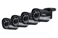 Lorex 4MP HD IP LNB4421W-4PK 4-Pack Bullet Camera with Color Night Vision