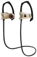 TRAKK Carbon Wireless in-Ear Waterproof Bluetooth Headphones - IPX7 Waterproof & Sweat-Proof, Bluetooth 4.1, Lightweight, Built-in Mic, Track & Call Control, 12 Hours Play & Call Time. (Gold)