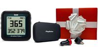Bushnell Phantom Golf GPS (Black) Premium Bushnell Gift Box | +PlayBetter USB Car/Wall Adapters & Protective Hard Case | Handheld Golf GPS, Built-in Golf Cart Mount Magnet