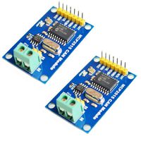 HiLetgo 2pcs MCP2515 CAN Bus Module TJA1050 Receiver SPI Module for Arduino AVR