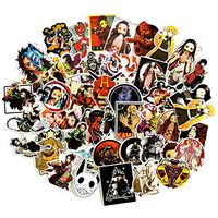 Demon Slayer(New)/Ghost Blade Waterproof Stickers/Decals (50 pcs) of Japanese Anime Cartoon Kamado Tanjirou Nezuko for Laptop Skateboard Water Bottle Phone Car Luggage Guitar Computer PS4 (Slayer)