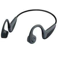 Bone Conduction Headphones - Wireless Earbuds Bluetooth 5.0 Upgraded IP56 Waterproof Sports Bluetooth Earphones w/Mic HD Stereo Sweatproof Premium Sound with Deep Bass for Sport,Lightweight-1.2 oz