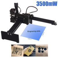 Laser Engraver 3500mW Portable Laser Engraving Machine Mini Carver Desktop Laser Engraver for DIY Laser Marking Art Craft Logo Mark Printer with Protective Glasses,Working Area 150x150mm