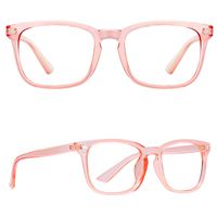 Blue Light Blocking Glasses - Computer Game Glasses Square Eyeglasses Frame, Blue Light Blocker Glasses for Women Men, Anti Eye Strain Headache