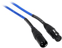 Rockville RCXFM100P-BL Blue 100' Female to Male REAN XLR Mic/Speaker Cable