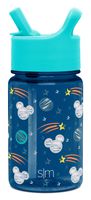 Simple Modern Disney 12oz Summit Kids Tritan Water Bottle with Straw Lid for Toddler - Dishwasher Safe Travel Tumbler - Disney: Mickey Space