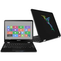 MightySkins Skin Compatible with Samsung Chromebook Pro 12.3" - Strange Smoke | Protective, Durable, and Unique Vinyl Decal wrap Cover | Easy to Apply, Remove, and Change Styles | Made in The USA