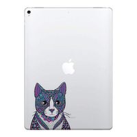 FINCIBO 5 x 5 inch Aztec Cat Removable Vinyl Decal Stickers for iPad MacBook Laptop (Or Any Flat Surface)