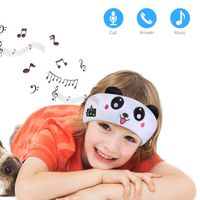 INTSUN Kids Headband Headphones, Wireless Sleep Mask for Boys & Girls Blututh Headphone with Rechargeable Battery, Mic Speaker, Volume Limited, Perfect for School, Home, Travel