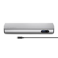 Belkin Thunderbolt 3 Dock w/ 2.6ft Thunderbolt 3 Cable (Thunderbolt Dock for MacBook Pro models  from 2016 or later, includes the 2018 version), Dual 4K @60Hz, 40Gbps Data Transfer Speeds)