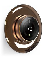 elago Wall Plate Cover Designed for Google Nest thermostat Wall Plate (Chrome Bronze) - Compatible with Nest Learning Thermostat 1st/2nd/3rd Generation, Matt Finish [US Patent Registered]