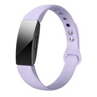 SWEES Silicone Bands Compatible with Fitbit Inspire & Inspire HR & Ace 2, Replacement Soft Thin Band Accessories Small Large for Women Men, Black, White, Blue, Pink, Gray, Wine