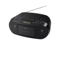 Sony CFDS50 Classic CD and Tape Boombox with Radio - Black