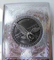 High Shine Polish Cigarette Case. Fits 100s. Holds 20 Cigarettes. 3101DP3-6