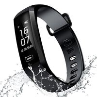 RAFERIAM Smart Bracelet Watch Bluetooth Wireless Smart Fitness Wrist Watches Tracker Blood Pressure Heart Rate Monitor For Iphone Android (Black)