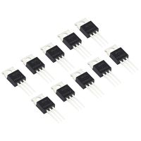 10Pcs Luckkyme RFP30N06LE 30A 60V N-Channel Power Mosfet TO-220 ESD Rated for Arduino