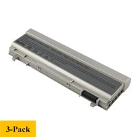 [3Pack] Laptop Battery for Dell Computer Latitude E6400 E6410 E6500 E6510 Precision M2400 M4400 M4500-12 Months Warranty [9 Cells 11.1V 7800mAh/87Wh]