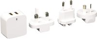StarTech.com Travel USB Wall Charger - 2 Port - White - Universal Travel Adapter - International Power Adapter - USB Charger (USB2PACWH)
