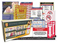 Restaurant Industry Kit - Restaurant Safety Signs Bundle