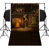Iusun Christmas Backdrops For Photography, Christmas Backdrops Snowman Vinyl 3x5FT Lantern Background Photography For Studio Movies Photo Bars Parties (B)