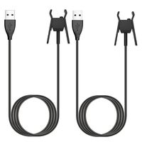 EveShine 2Pcs Fitbit Alta Charger, [Extra Length] 3.3ft /1M Replacement USB Charging Cable (No Reset Button)