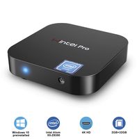 Fanless Mini PC,Intel x5-Z8350 HD Graphics Mini Computer,Windows 10 64-bit,DDR3L 2GB/32GB eMMC/4K/2.4G/5G WiFi/BT 4.2