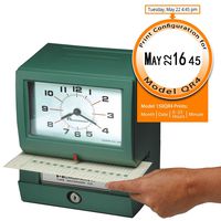 Acroprint 150QR4 Heavy Duty Automatic Time Recorder, Prints Month, Date, Hour (0-23) and Minutes Time Clock