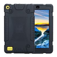 Chezaa for 7" Amazon Kindle Paperwhite,Universal Case Shockproof Anti-Dust Soft Silicone Rugged Cover for Kindle Fire 7 2018/2017/2015 (Black)