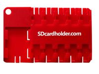 Micro Sd Card Holder-RED