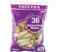 BAZIC Assorted Size Coin Wrappers (36/Pack) (Case of 50)