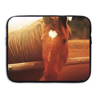 Business Briefcase Sleeve Brown Horse Sunshine Laptop Sleeve Case Cover For 13 Inch Macbook Pro Macbook Air Lenovo Samsung Sony