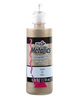 Tulip 17372 Dimensional Fabric Paint 4oz Metallic Gold