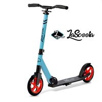 Lascoota Scooters for Kids 8 Years and up - Quick-Release Folding System - Dual Suspension System + Scooter Shoulder Strap 7.9" Big Wheels Great Scooters for Adults and Teens (Fusion, Kids/Adult)