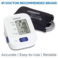 Omron Bronze Blood Pressure Monitor, Upper Arm Cuff, Digital Blood Pressure Machine, Storesup To 14 Readings