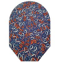 Red, White & Blue Streamers Pouch Cover Closed End