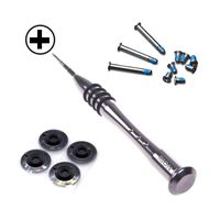 4 Pack Rubber Case Feet with Screws Screwdriver Kit Set for Apple Macbook Pro A1278 A1286 A1297 13 15 17